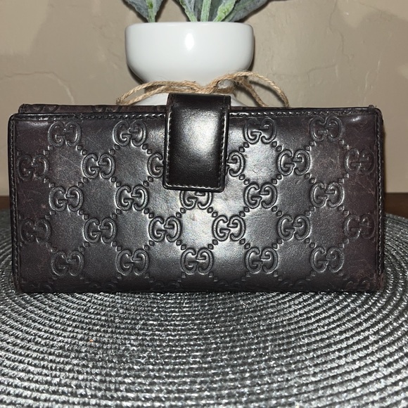 🤎 Authentic Vintage Gucci Long Wallet 🤎 - Picture 2 of 9